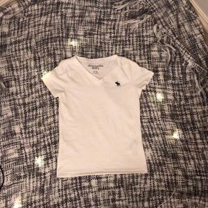 Girls Abercrombie V Neck Tee